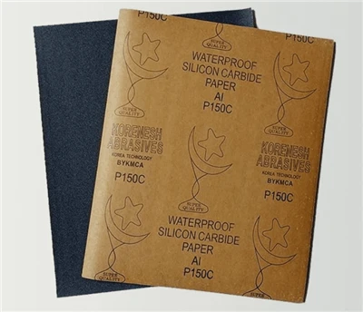 Hauv -}} qhov tob soj ntsuam ntawm silicon carbide sandpaper sandpaper kev la...