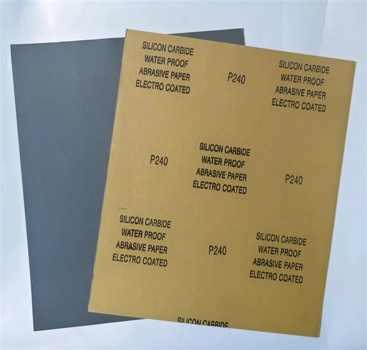 Silicon Carbide Waterproof Abrasive Ntawv